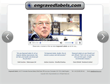 Tablet Screenshot of engravedlabels.com